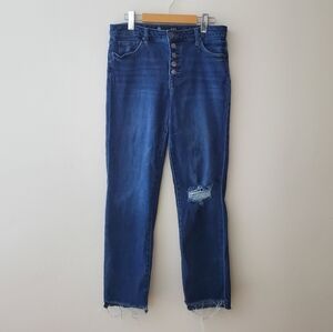 KUT From The Kloth Reese Fab Ab Ankle Straight High Rise Jeans